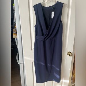 NWT Ann Taylor navy dress sz 14